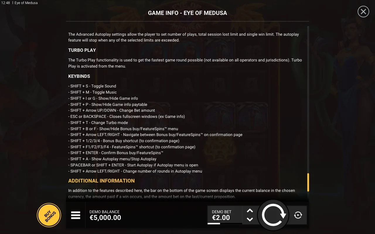 Game rules, page 9 — Eye of Medusa
