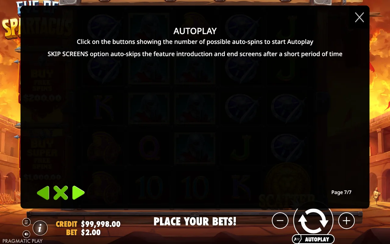 Autoplay — Eye of Spartacus
