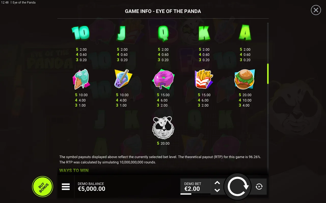 Game rules, page 3 — Eye of the Panda