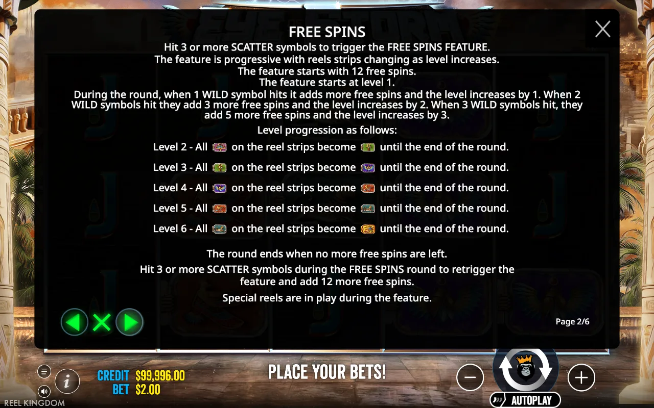 Game rules, page 2 — Eye of the Storm