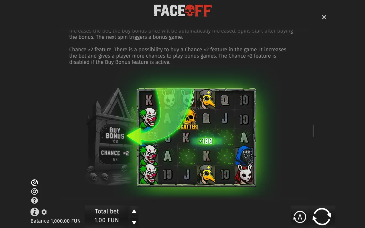 Game rules, page 3 — Face Off