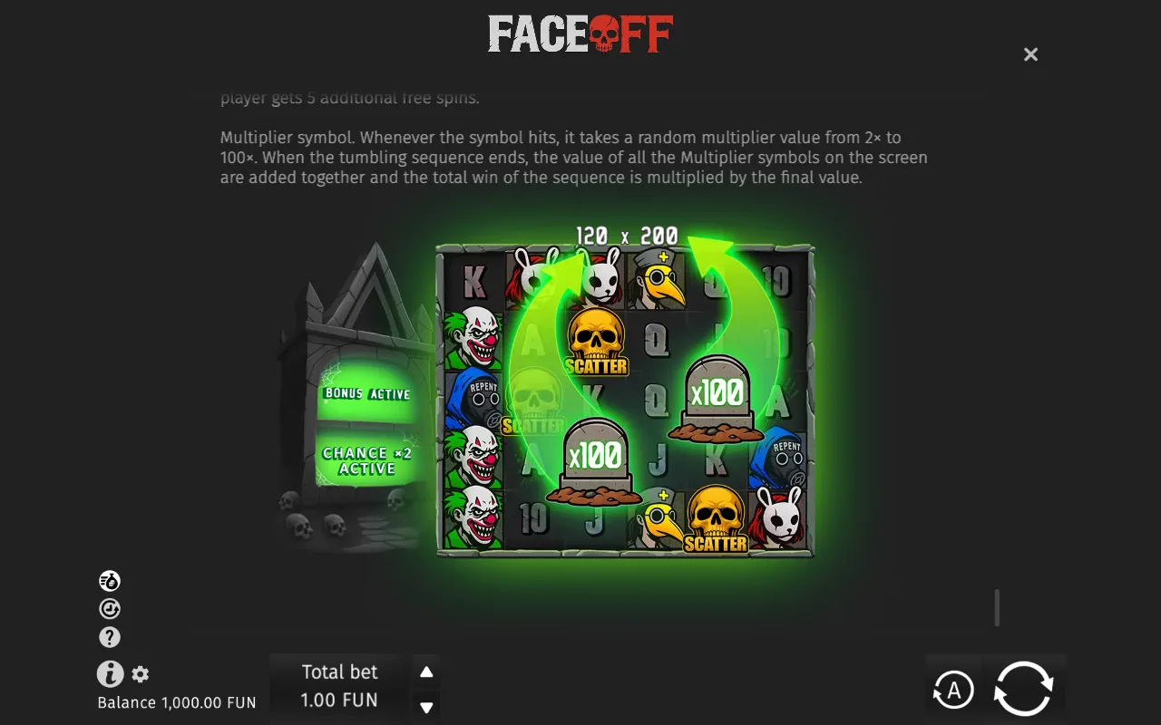 Game rules, page 5 — Face Off