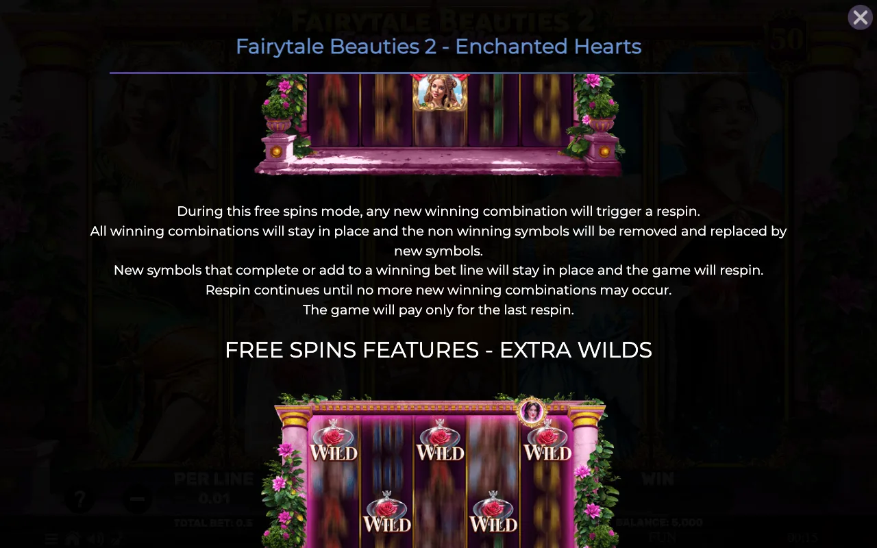 Game rules, page 2 — Fairytale Beauties 2 Enchanted Hearts