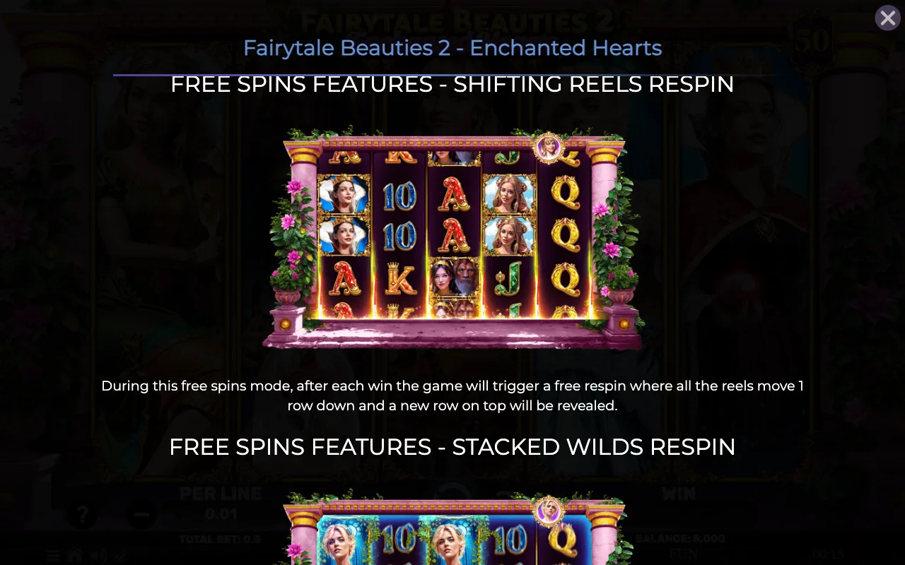 Game rules, page 3 — Fairytale Beauties 2 Enchanted Hearts