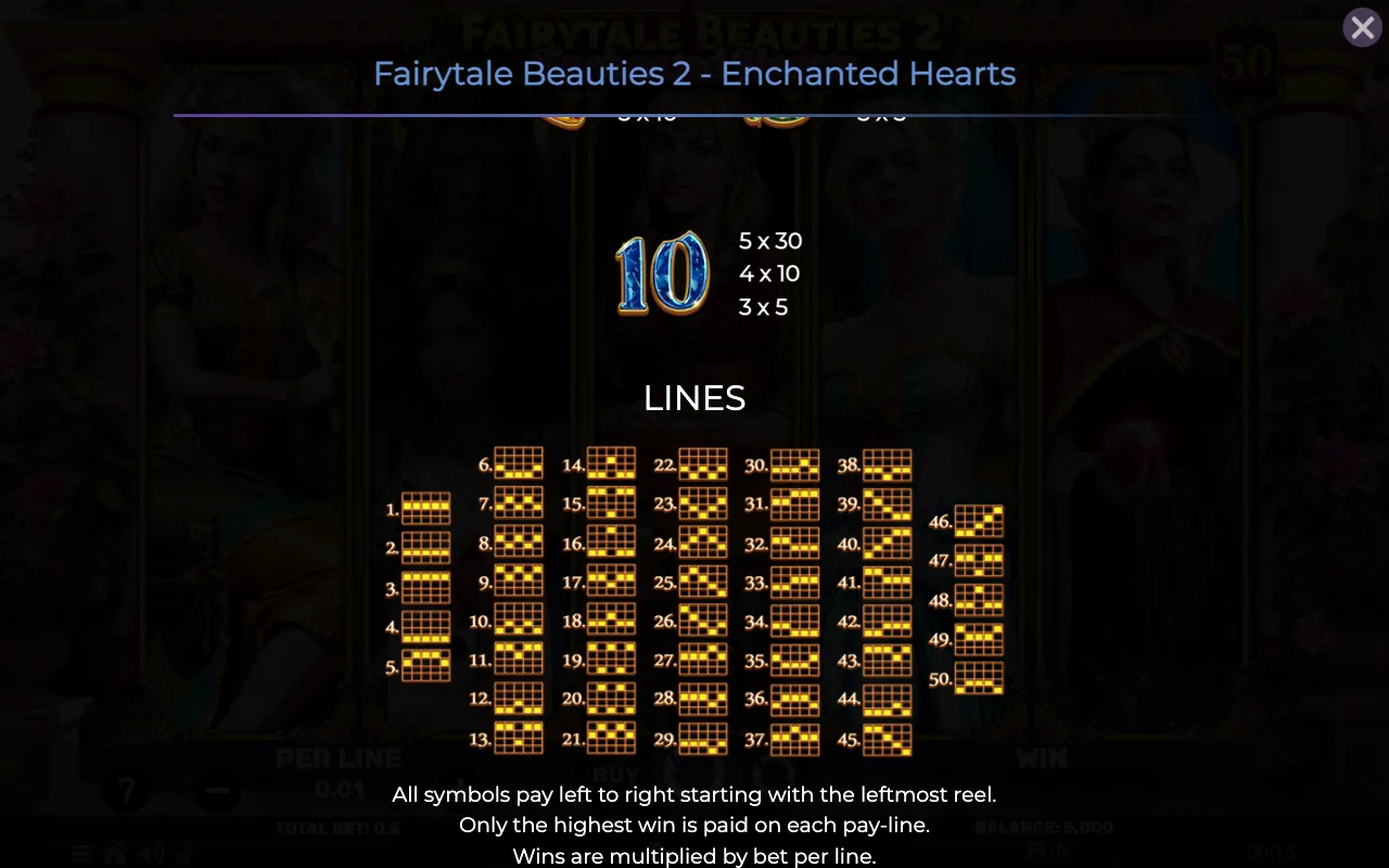Lines — Fairytale Beauties 2 Enchanted Hearts