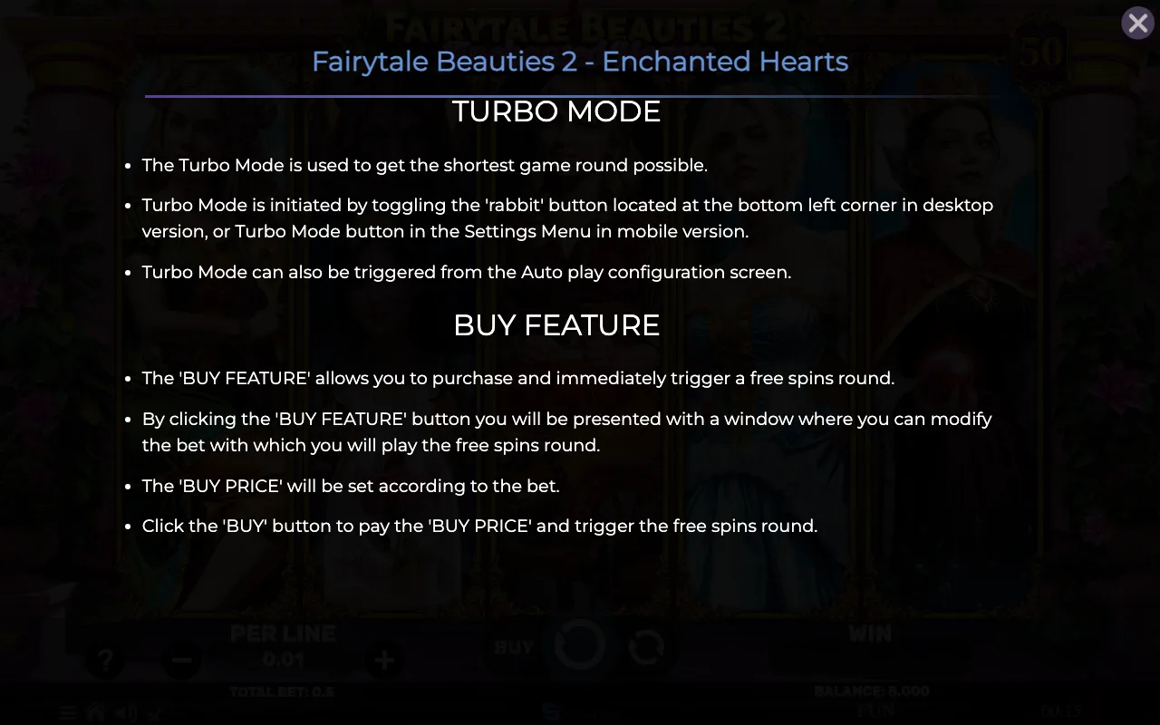 Game rules, page 8 — Fairytale Beauties 2 Enchanted Hearts