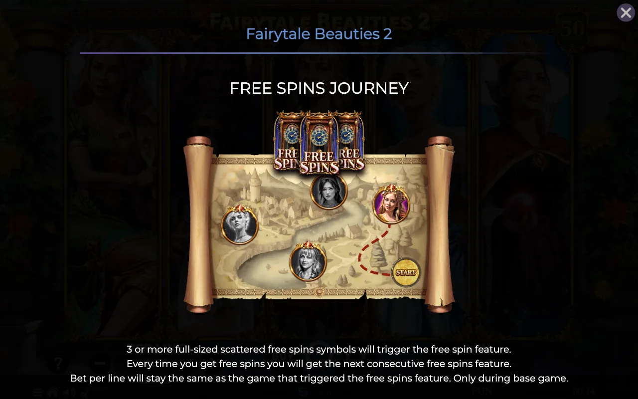 Game rules, page 1 — Fairytale Beauties 2