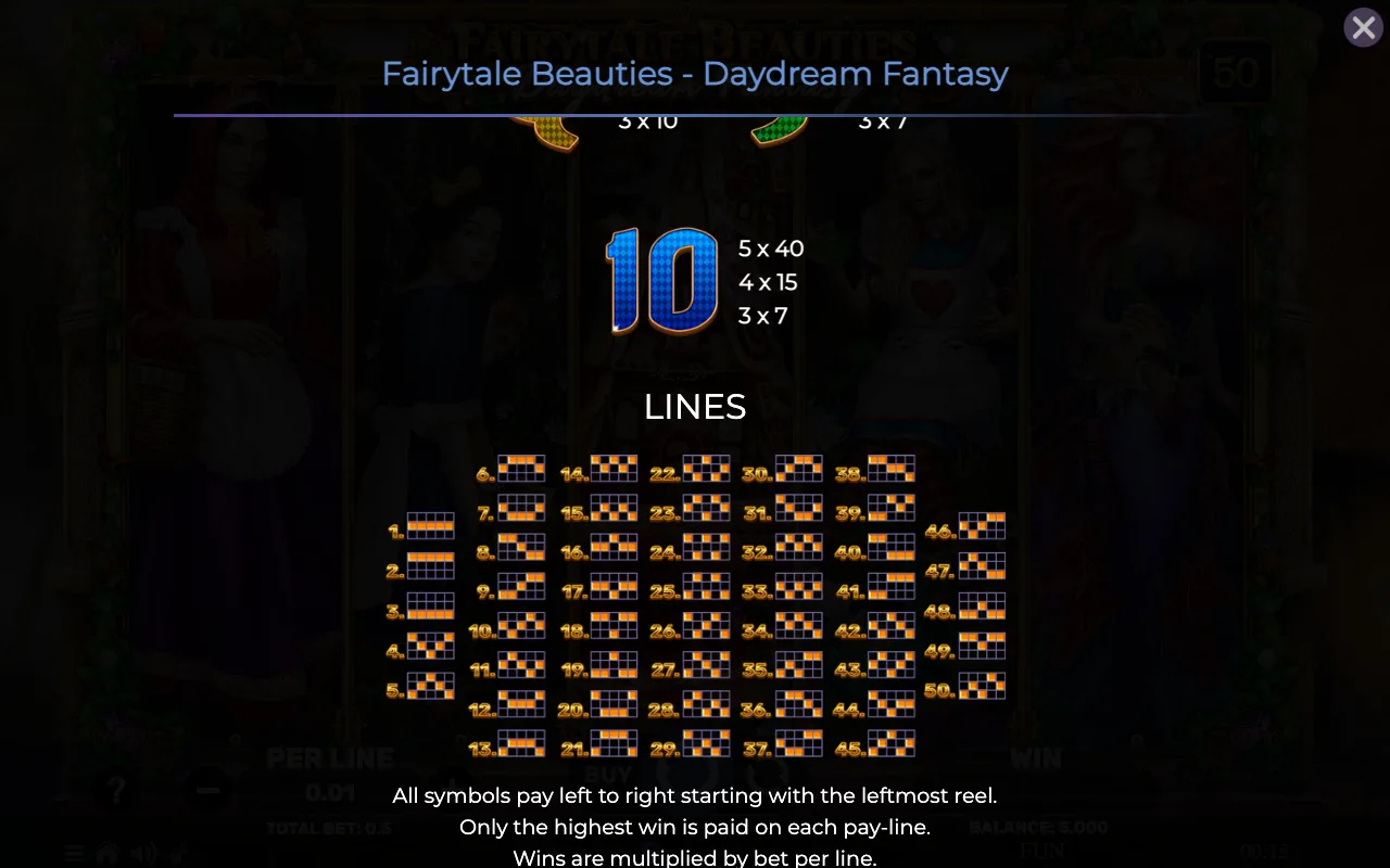 Lines — Fairytale Beauties Daydream Fantasy