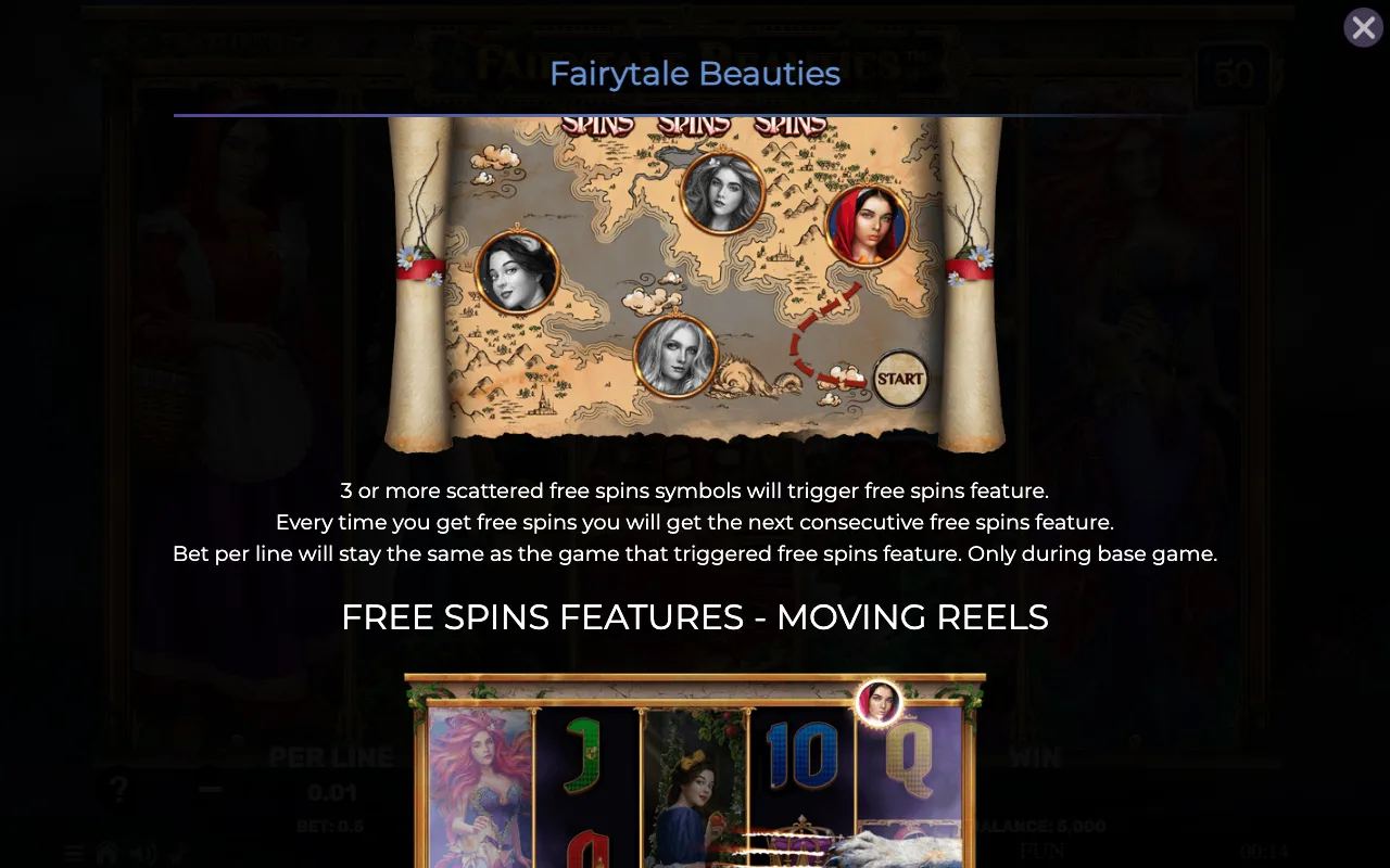 Game rules, page 2 — Fairytale Beauties