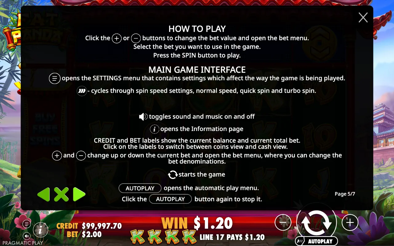 How to play — Fat Panda