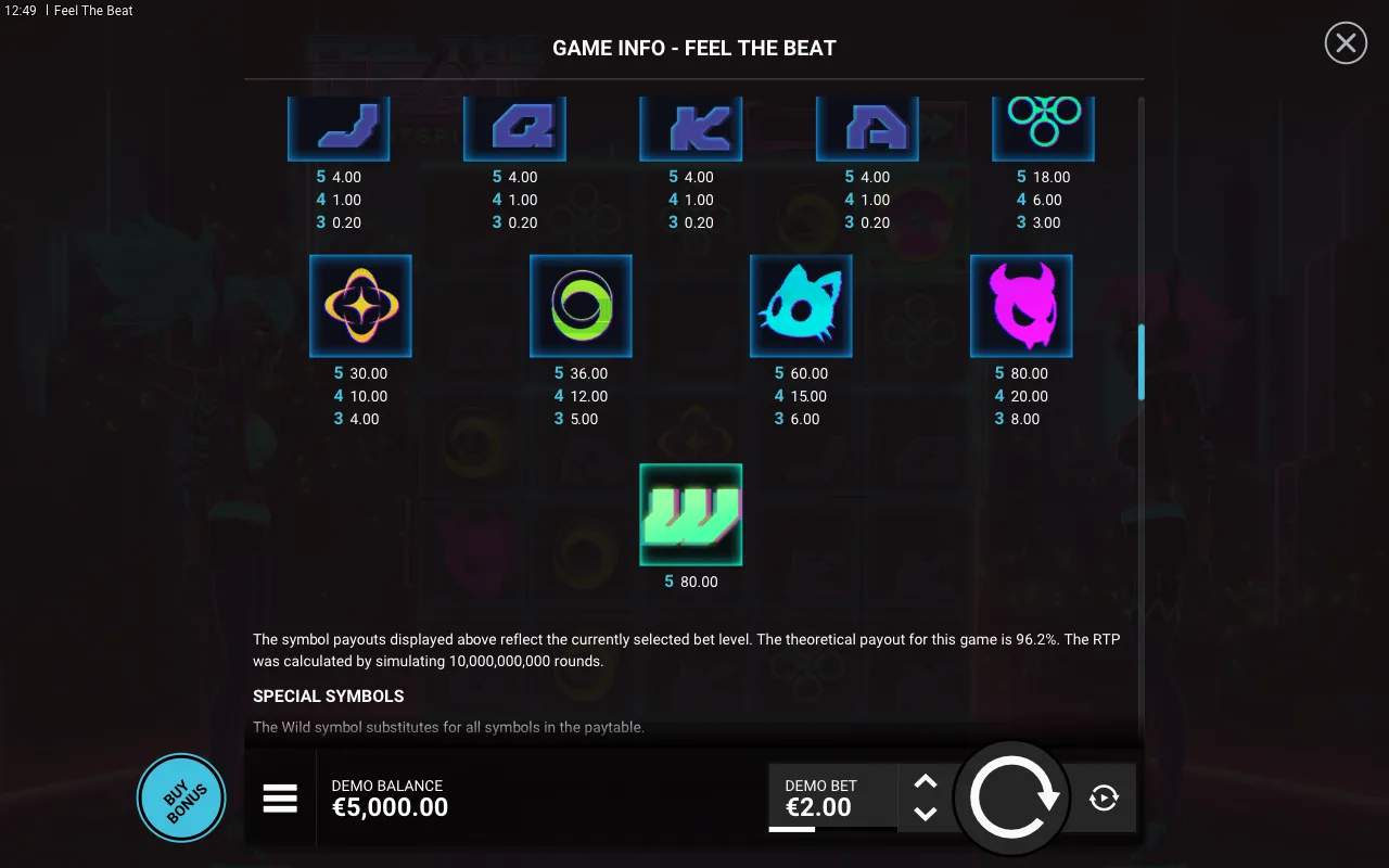 Game rules, page 4 — Feel the Beat