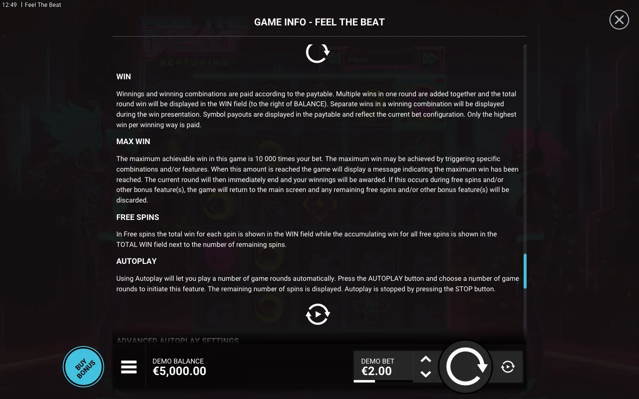 Game rules, page 7 — Feel the Beat