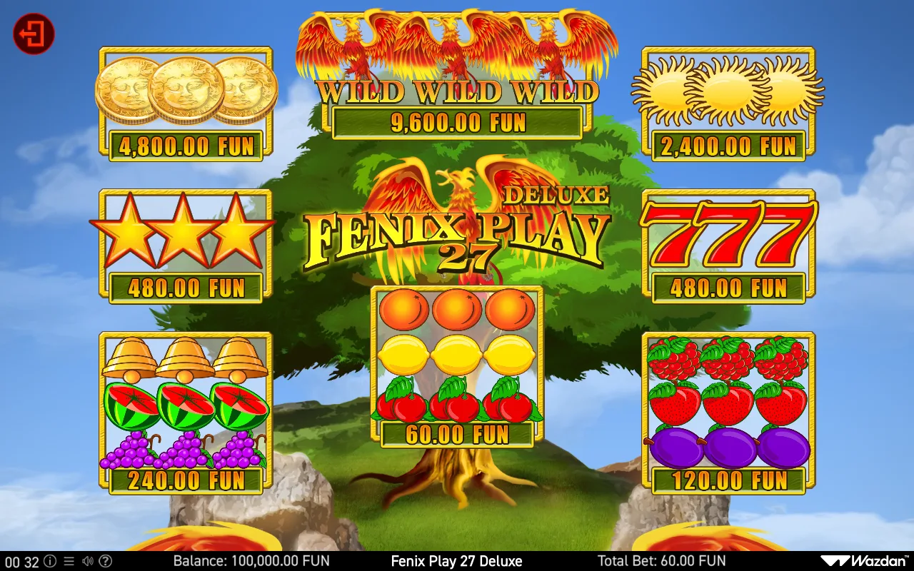 Game rules, page 1 — Fenix Play 27 Deluxe