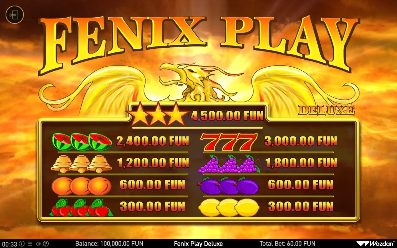Game rules, page 1 — Fenix Play Deluxe