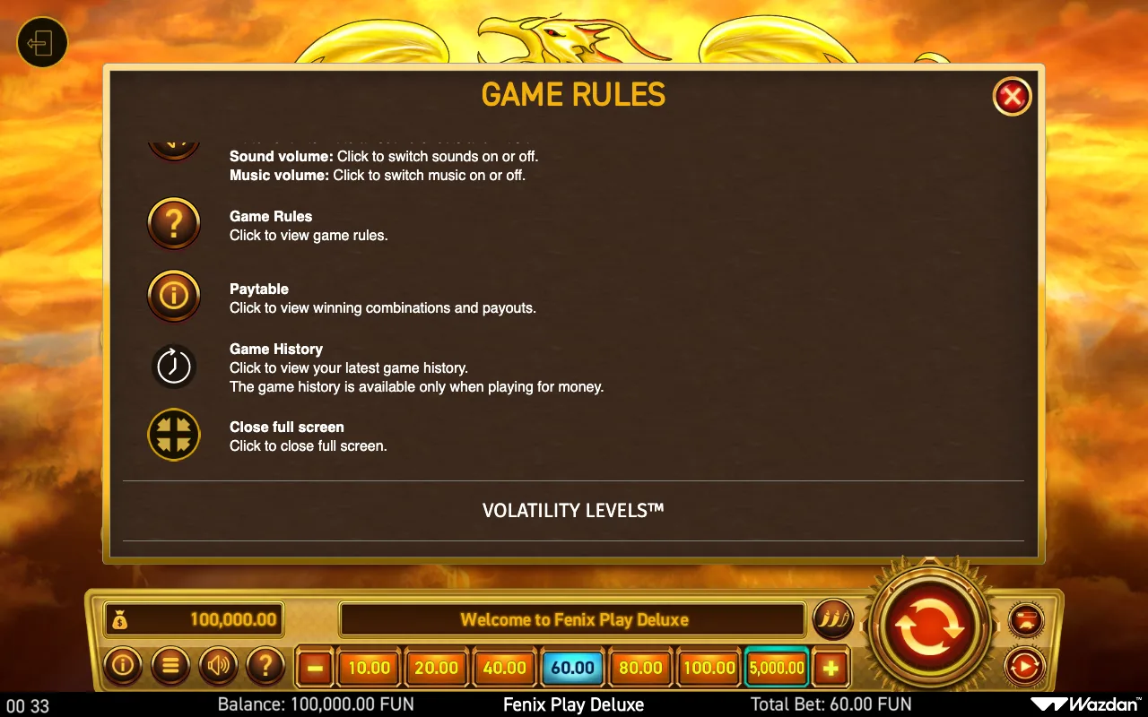 Game rules, page 6 — Fenix Play Deluxe