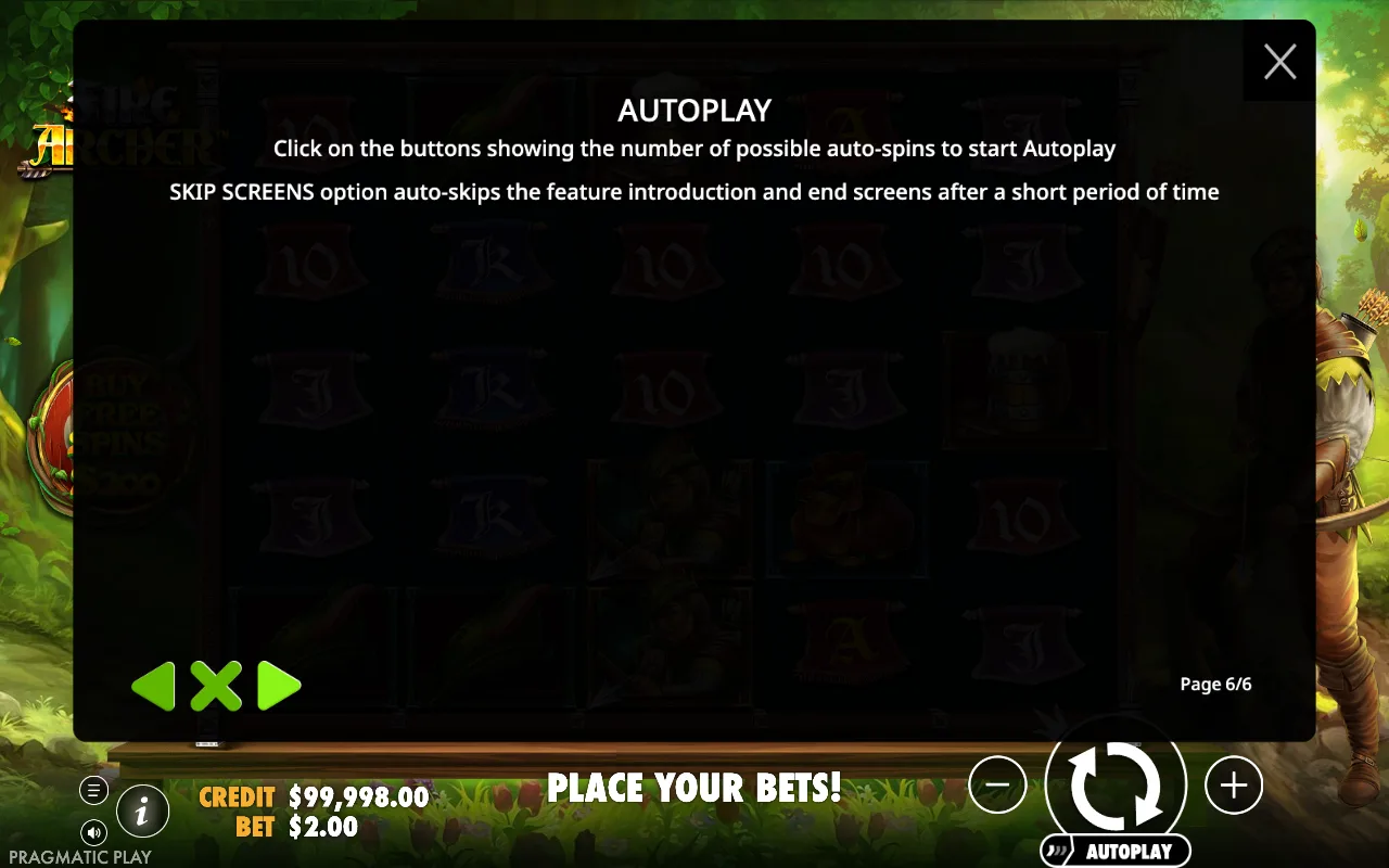 Autoplay — Fire Archer