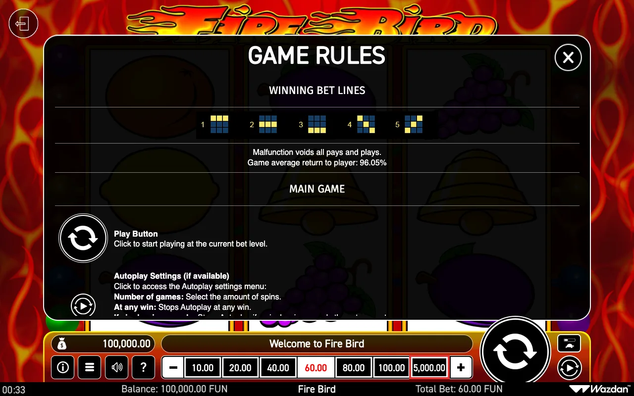 Game rules, page 4 — Fire Bird