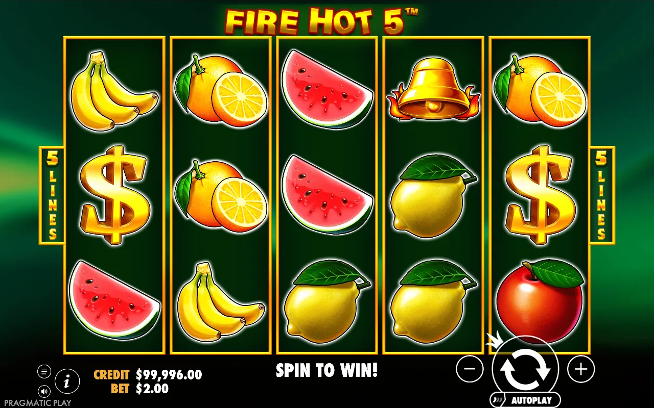 The base game — Fire Hot 5