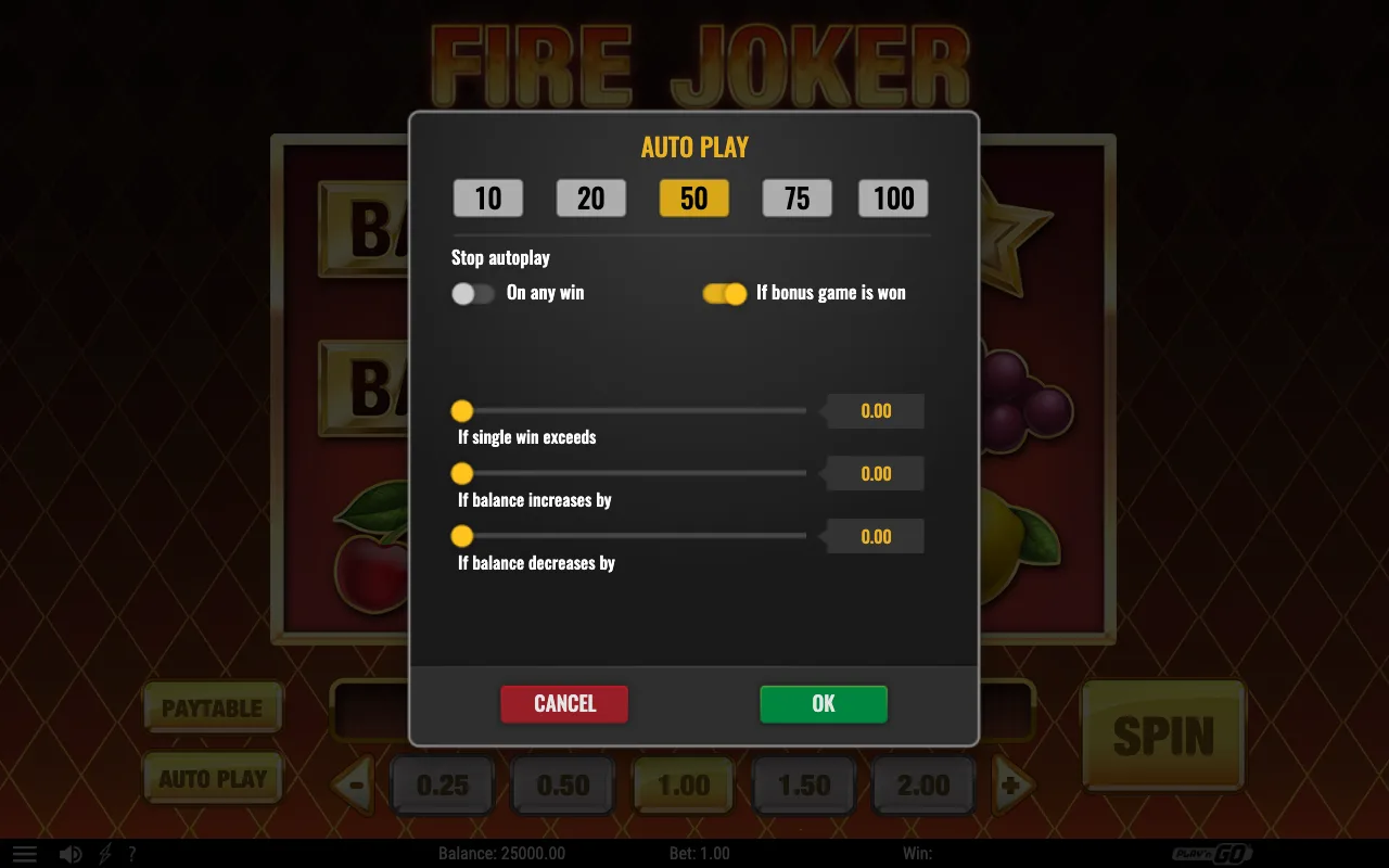 Game rules, page 2 — Fire Joker