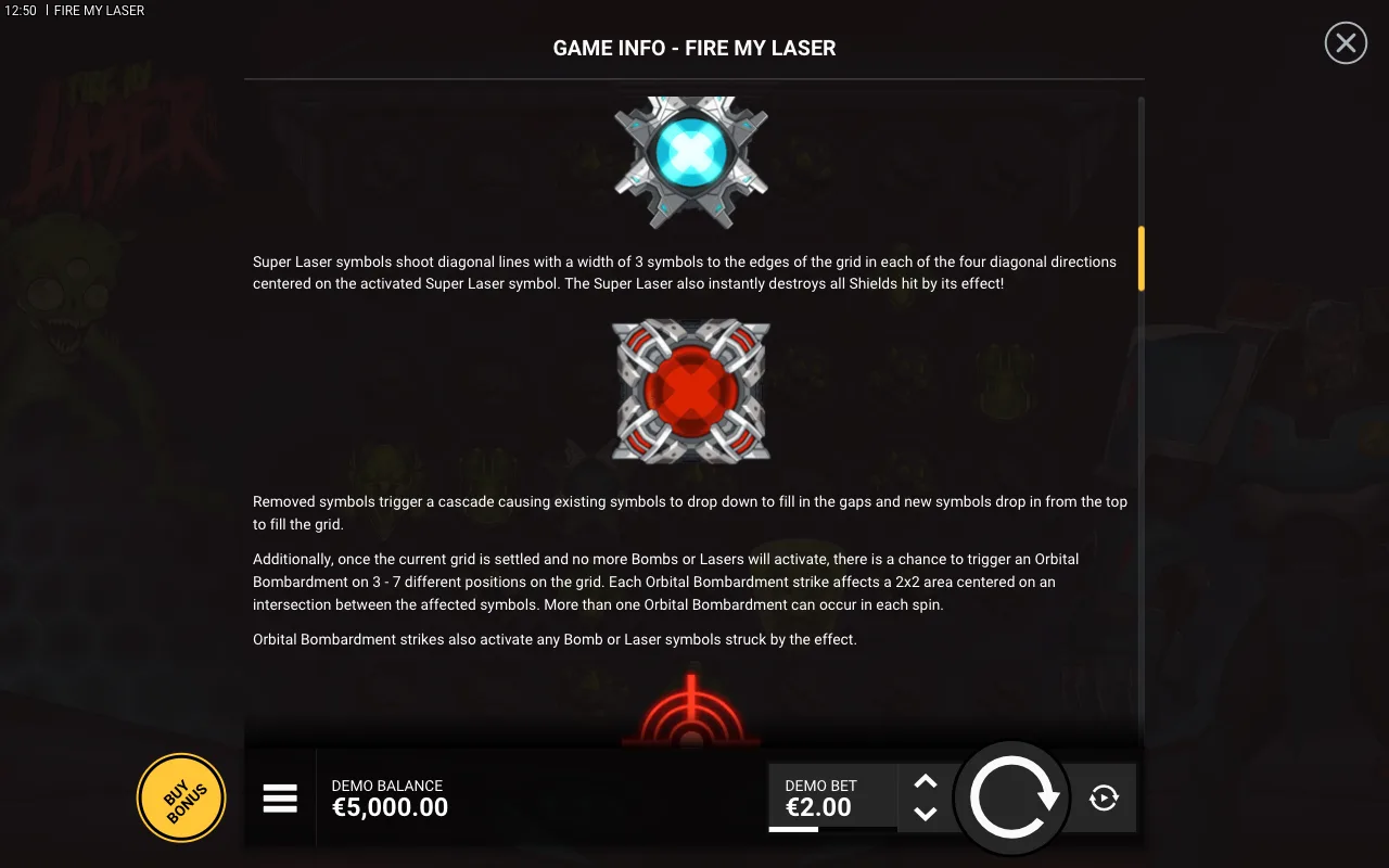 Game rules, page 3 — Fire my Laser