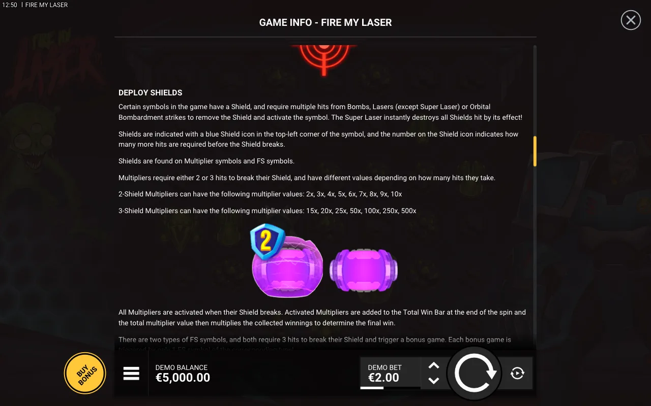 Game rules, page 4 — Fire my Laser