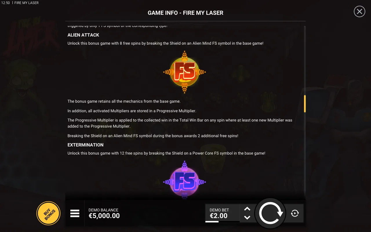 Game rules, page 5 — Fire my Laser