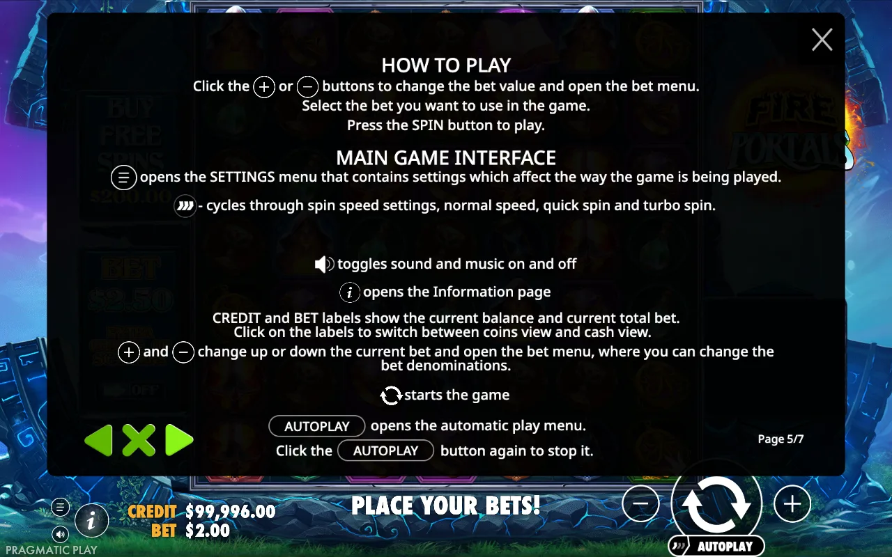 How to play — Fire Portals