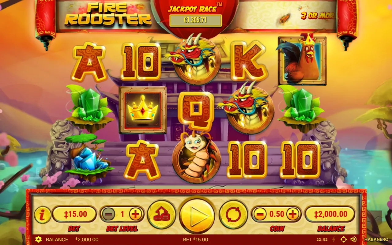 Das Basisspiel — Fire Rooster