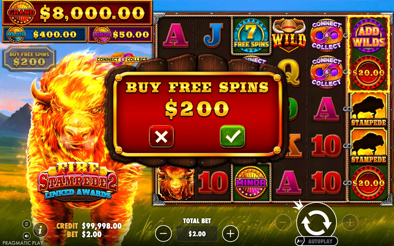 Buying the feature — Fire Stampede 2