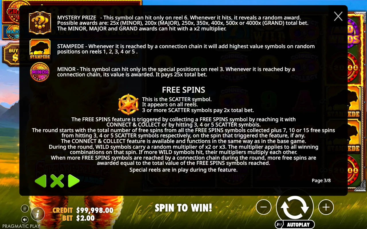 Game rules, page 3 — Fire Stampede 2