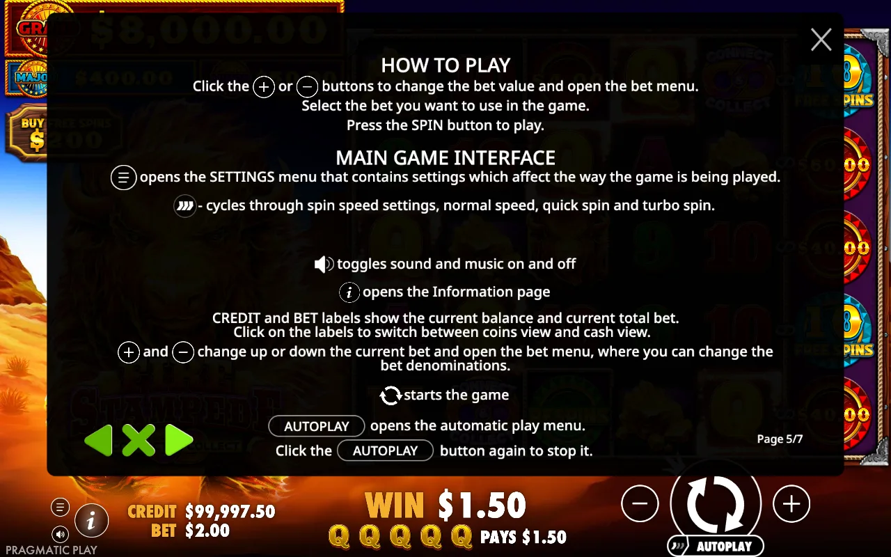 How to play — Fire Stampede