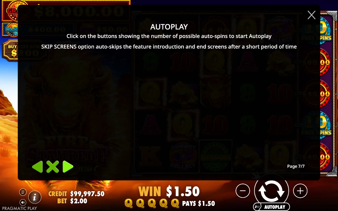 Autoplay — Fire Stampede