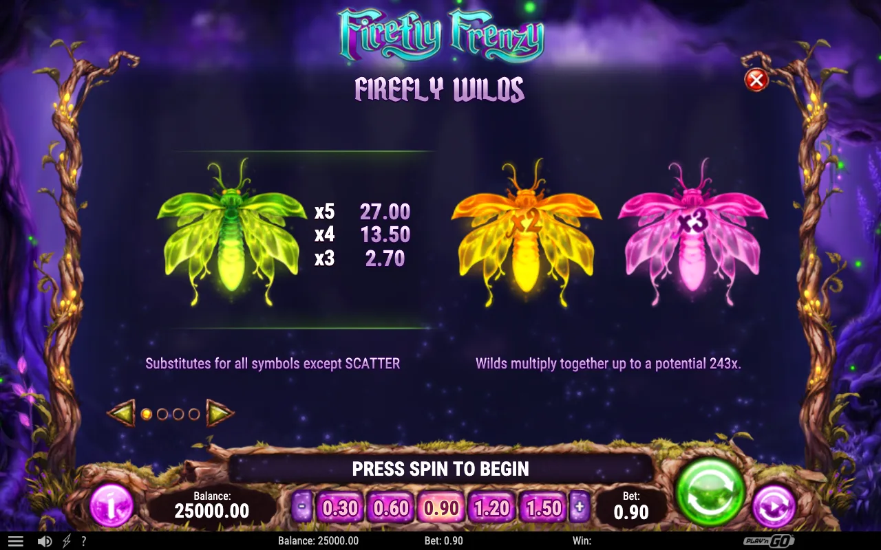 Game rules, page 2 — Firefly Frenzy