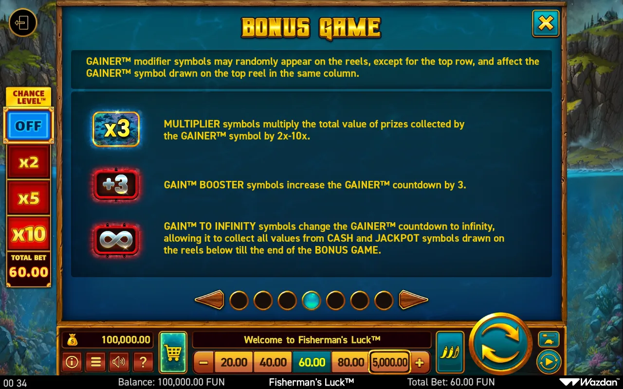 Game rules, page 4 — Fishermans Luck