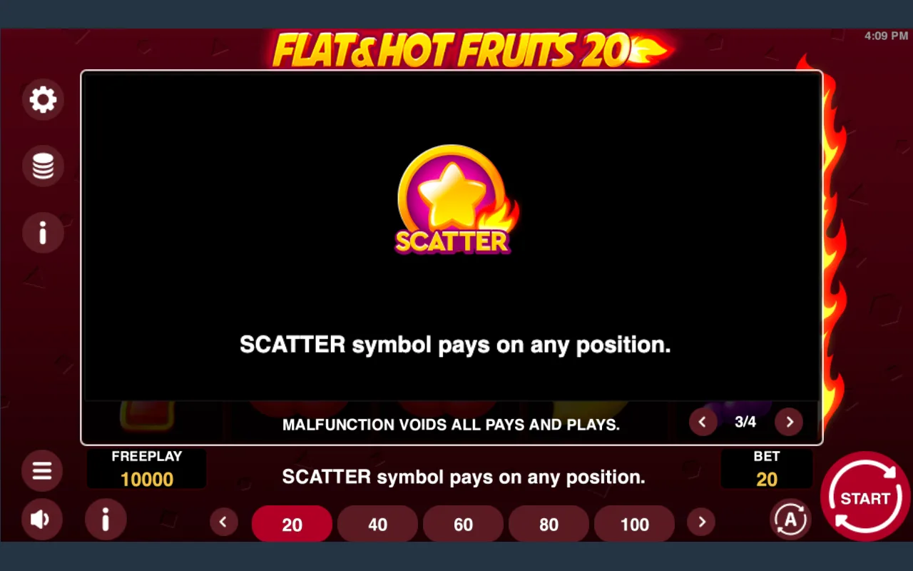 Scatter — Flat Hot Fruits 20