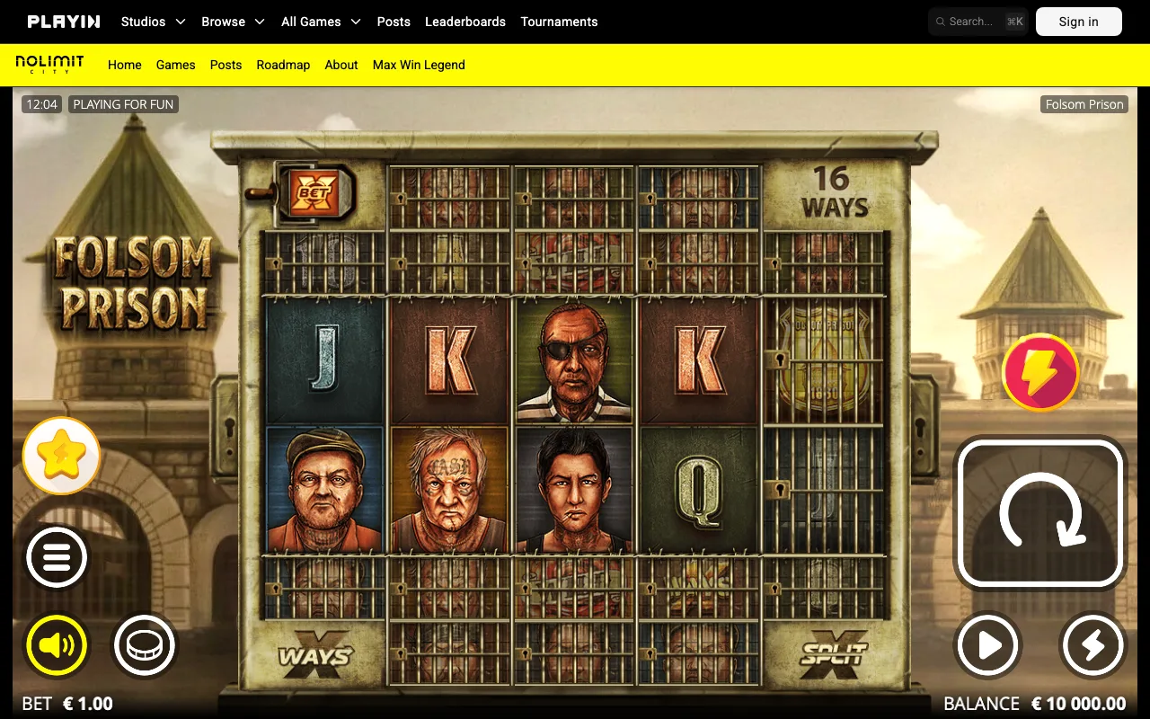 The base game — Folsom Prison
