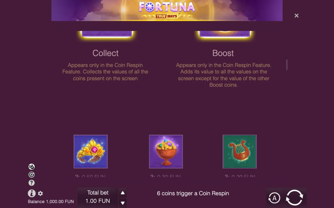 Game rules, page 3 — Fortuna TrueWays