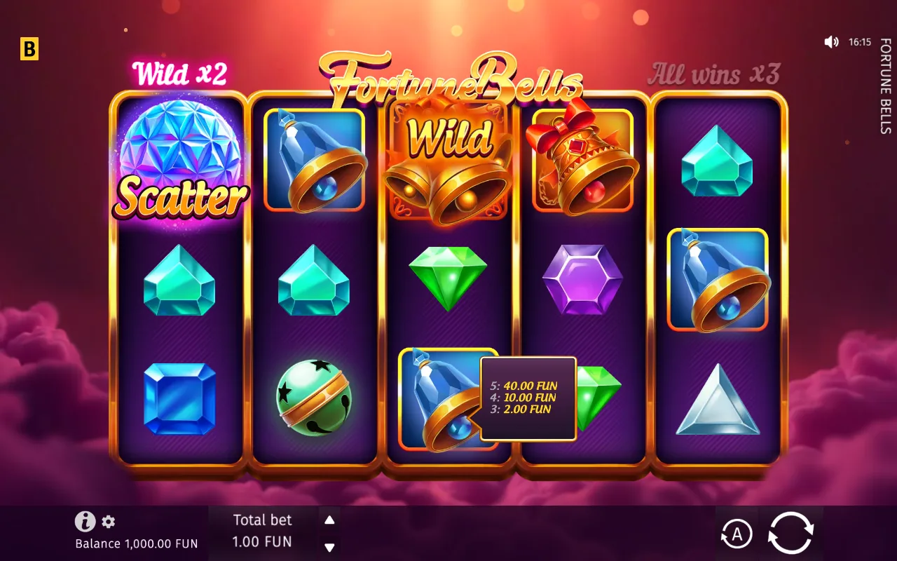 The base game — Fortune Bells