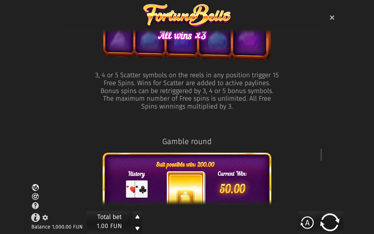 Game rules, page 5 — Fortune Bells