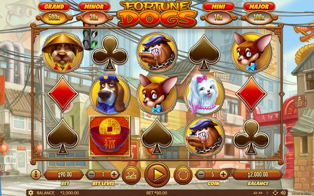 Das Basisspiel — Fortune Dogs