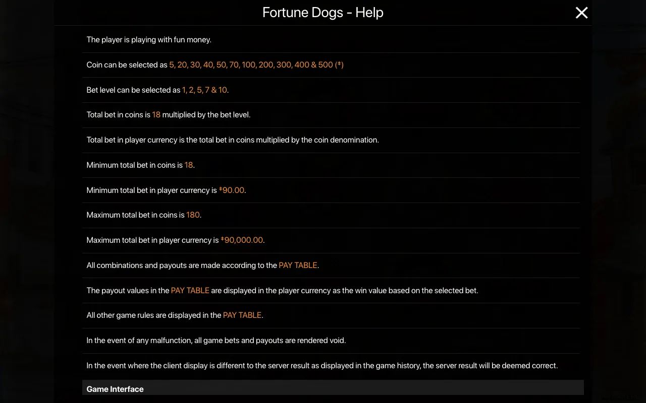 Spielregeln, Seite 1 — Fortune Dogs