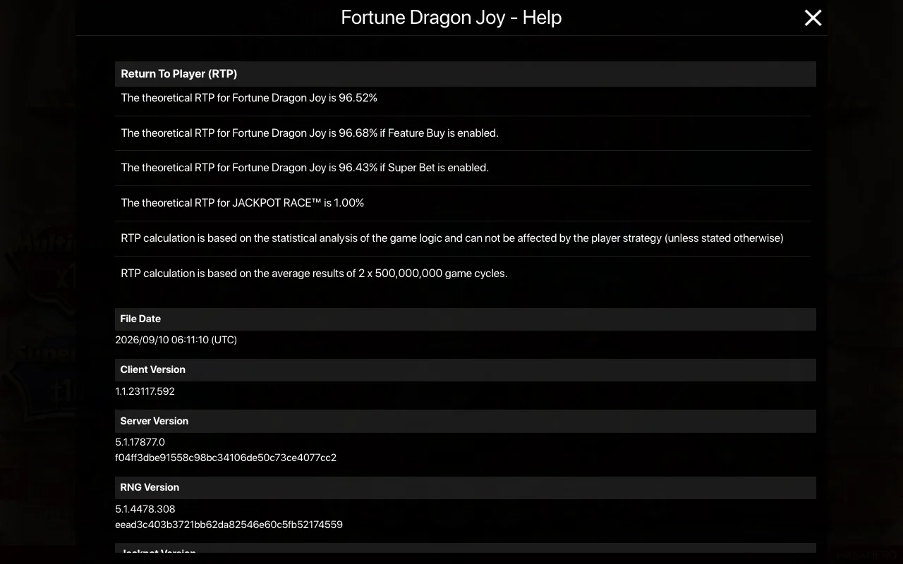 Spielregeln, Seite 2 — Fortune Dragon Joy