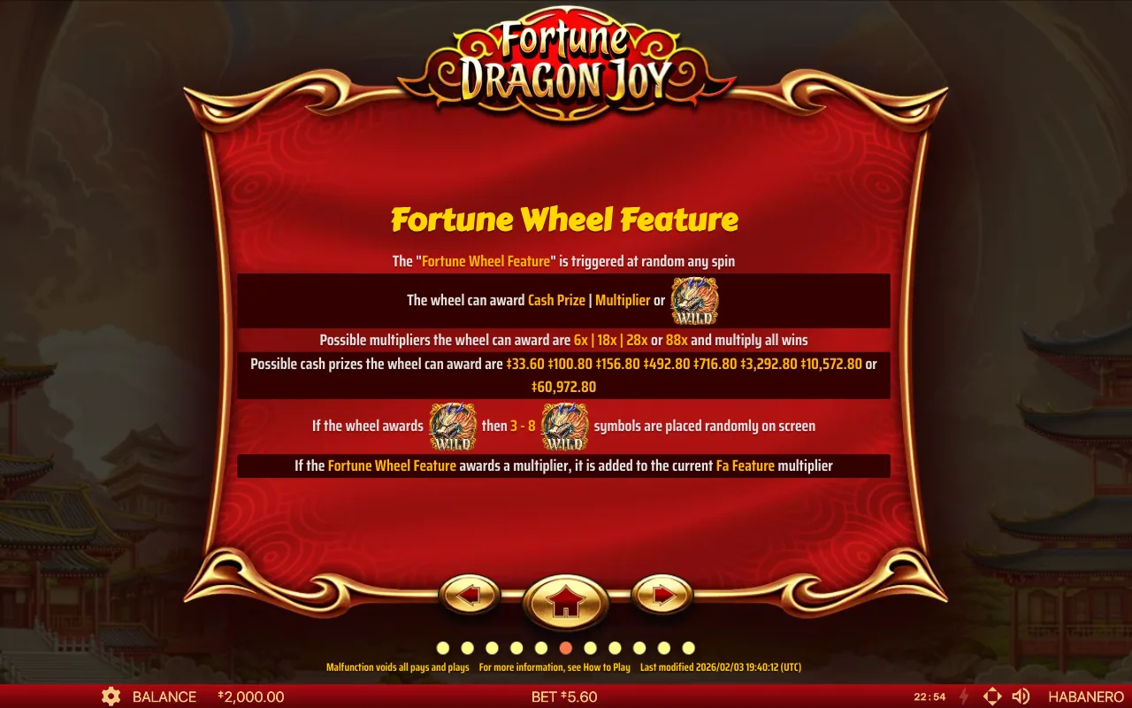 Spielregeln, Seite 8 — Fortune Dragon Joy