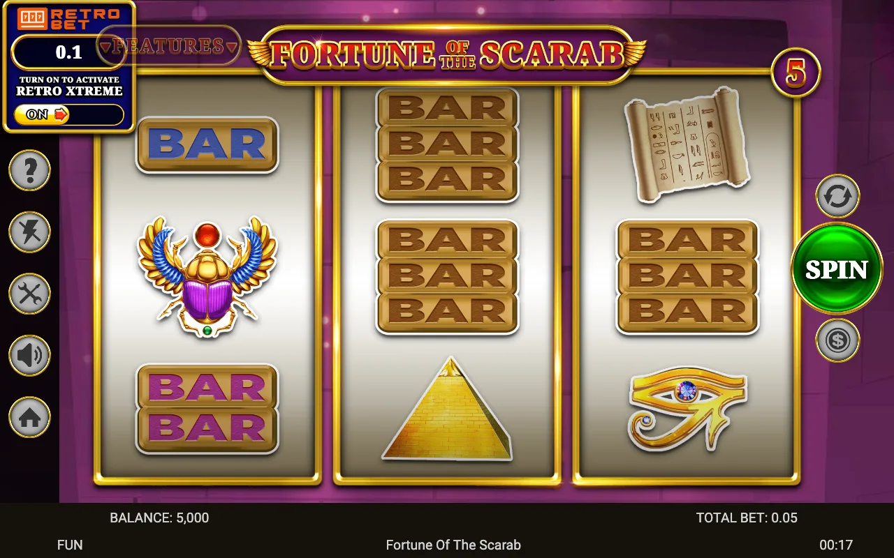 The base game — Fortune of The Scarab