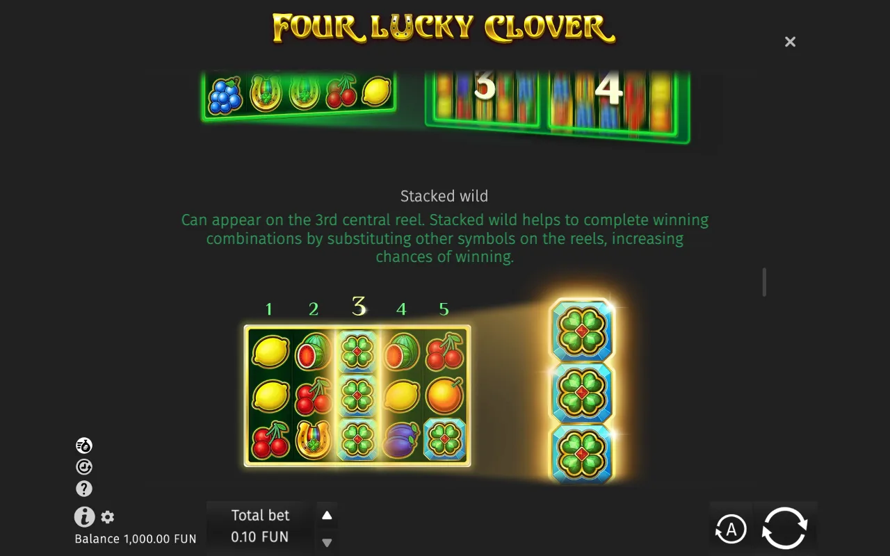 Game rules, page 3 — Four Lucky Clover
