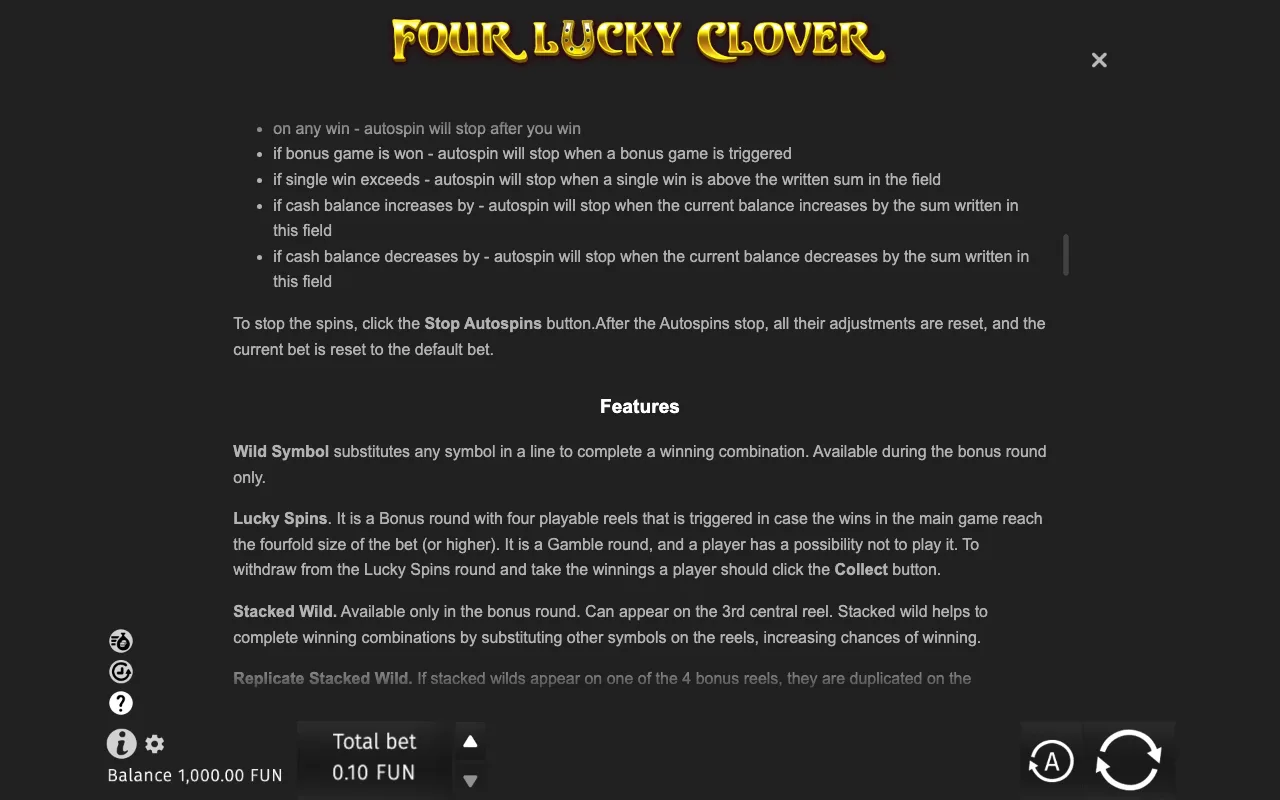 Game rules, page 7 — Four Lucky Clover