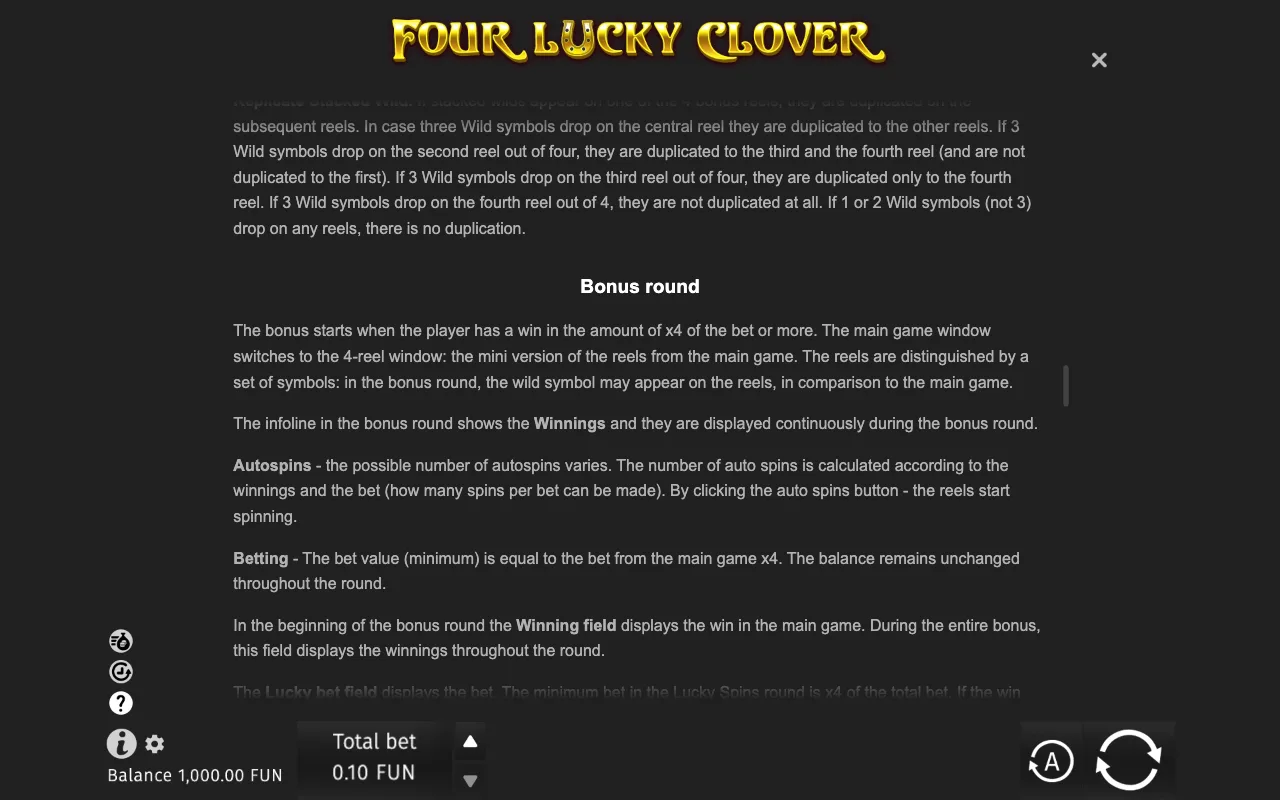 Game rules, page 8 — Four Lucky Clover