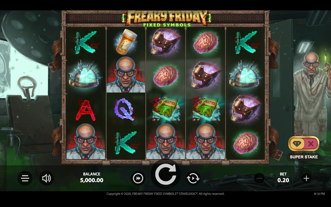 The base game — Freaky Friday Fixed Symbols