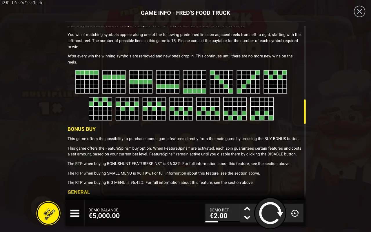 Game rules, page 4 — Fred's Food Truck