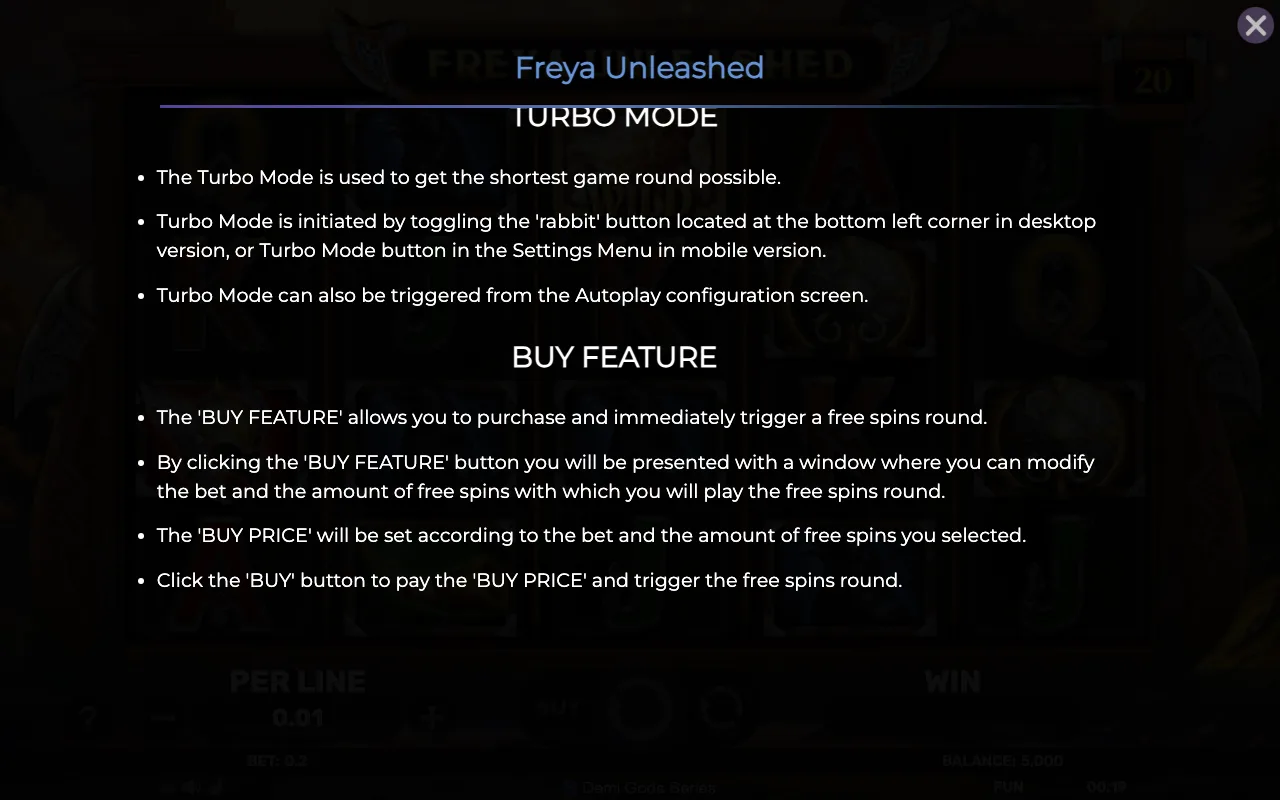 Game rules, page 8 — Freya Unleashed